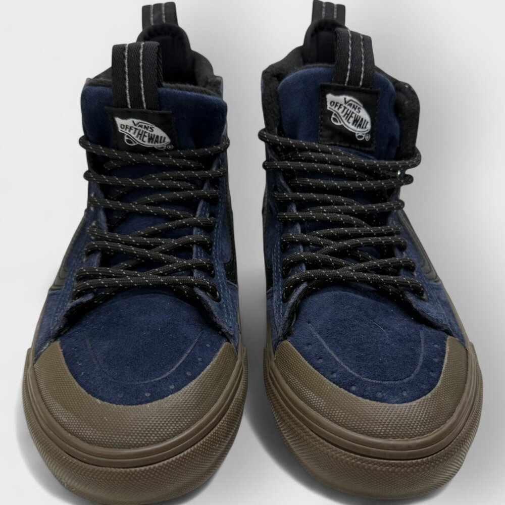 Vans SK8-Hi MTE-2 Utility Gum Navy Khaki Women’s 5.5 Winter Boots NWT - Picture 4 of 13